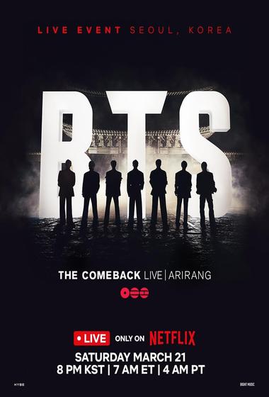 فيلم BTS THE COMEBACK LIVE ARIRANG 2026 مترجم