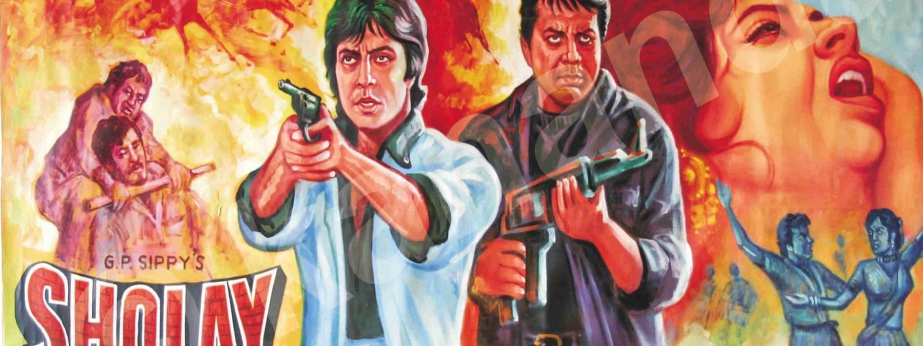غلاف فيلم Sholay 1975 مترجم